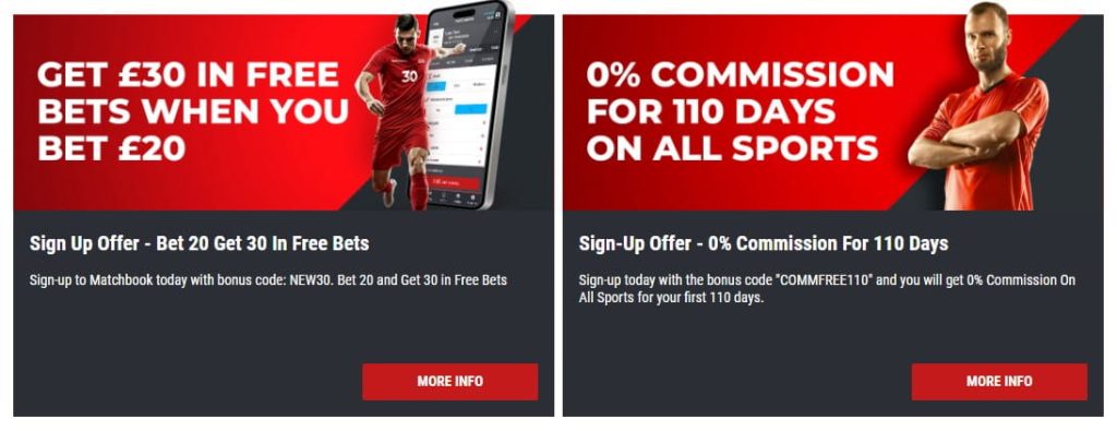 Matchbook bonus code