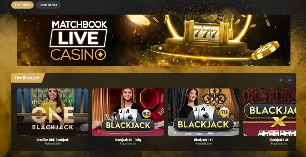Matchbook live casino