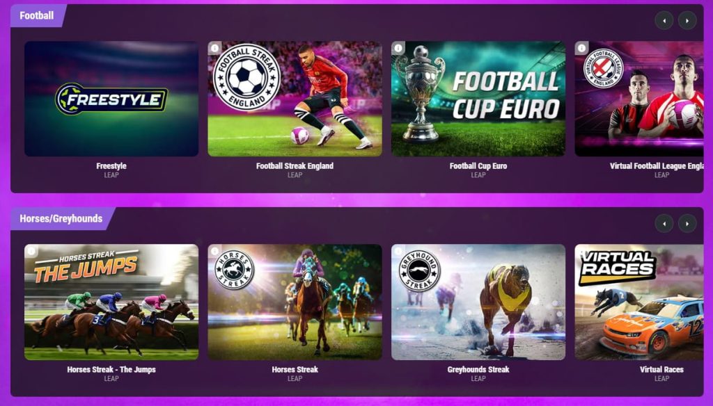 Matchbook virtuals