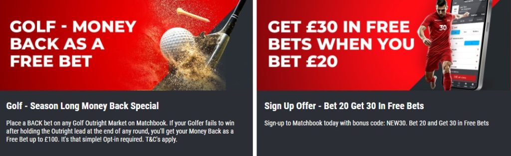 Matchbook welcome offer